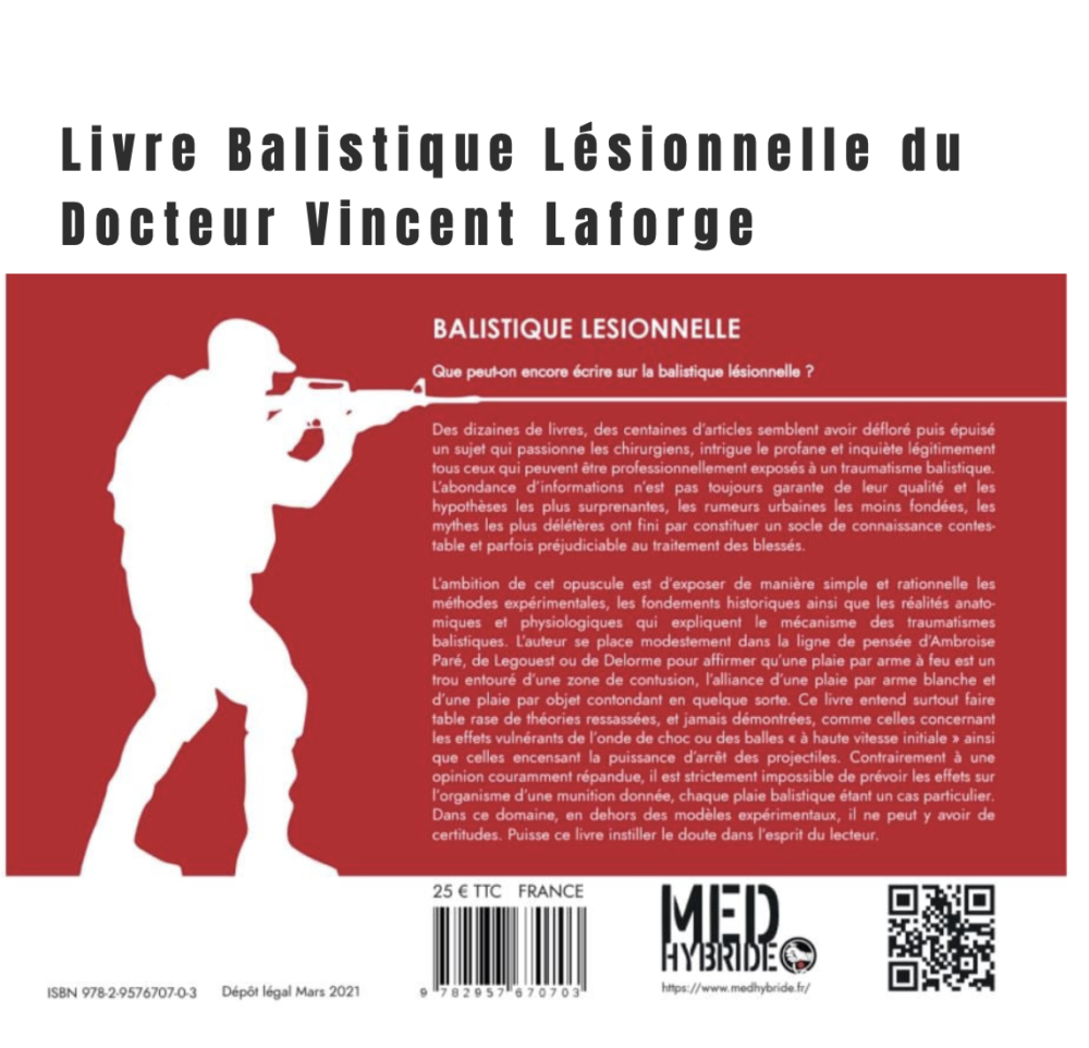 Livre Balistique Lesionnelle De Vincent Laforge